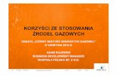 KORZYŚCI ZE STOSOWANIA ŹRODEŁGAZOWYCHstowarzyszenie-zmijewski.pl/sites/default/files/materialy/adam... · wprowadzone przez rozwój mocy wiatrowych Niezawodny Zrównoważony Ekonomiczny
