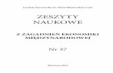 ZESZYTY NAUKOWE - uczelniawarszawska.pluczelniawarszawska.pl/upl/1363184172.pdf · Przedsiębiorstwo a zrównoważony rozwój. Doświadczenia międzynarodowe – doświadczenia polskie
