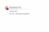 AutoCAD Dr inż. Jarosław Bydłosz - geod.agh.edu.pljb/AUTOCAD/wyklady/IS/A1.pdf · AutoCAD 2008 Rozpocz ęcie pracy w programie Ekran programu AutoCAD Obszar dialogowy i linia polece
