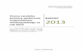 Ocena zasobów pomocy społecznej RAPORT województwa ... · wielkopolskiego za rok 2012 RAPORT 2013 Nowelizacja Ustawy z dnia 12 marca 2004 r. o pomocy społecznej (Dz. U. z 2009