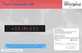 Pyta indukcyjna G0 - scc-service.com · Whirlpool Polska S.A. Oddział w Warszawie ... Kasowanie błędów Role programu testowego Kody konfiguracji