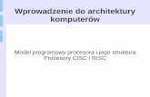 Wprowadzenie do architektury komputerówdegra.pb.bialystok.pl/~adam/wdak/wdak_w04n.pdf · niedopełnieniu stosu w rejestrach, co ma miejsce raz na kilka poziomów wywołań procedur.