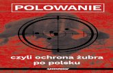 POLOWANIEm.greenpeace.org/poland/PageFiles/765760/POLOWANIE_czyli ochrona... · ochrony żubra w Polsce ... „Ściśle chronione gatunki fauny”) oraz w załączniku III ... pujących