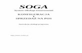 Instrukcja sprzeda | SOGA 1 14 · SOGA System Obsługi Gastronomii KONFIGURACJA I SPRZEDA ś NA POS Instrukcja obsługi programu