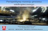 Perspektywy rozwoju procesu wielkopiecowego - ichpw.pl · lejniczej (otwory spustowe, koryta spustowe, punkty załadunkowe kadzi torpedo, rynny żużlowe). Konkluzja BAT 62. Stosowanie