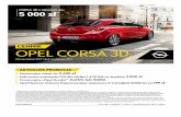 CENNIK OPEL CORSA 3D. - opelmucha.com.pl · *Maksymalna wysokość rabatu obowiązuje na modele z silnikiem 1.4 (90 KM) LPG. ... Elektrycznie sterowane szyby przednie AXG+AEF S S