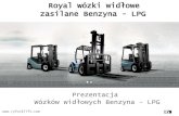 Royal wózki widłowe zasilane Benzyna LPG - wozkiwidlaki.pl · Royal wózki widłowe zasilane Benzyna - LPG. . Prezentacja Wózków widłowych Benzyna - LPG