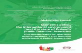 the international environment - Center for Social and ... · mBank – CASE Seminar Proceedings No. 146/2017 Zeszyty mBank – CASE Nr 146/2017 Aleksander Łaszek Economic policy,