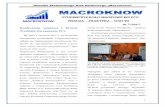 Konferencja naukowa i 20-lecie - Politechnika Częstochowska212.87.231.210/media/fck/Gazetka MACROKNOW nr7.pdf · projektów, mającą dło pozyskiwania informacji o funduszach na