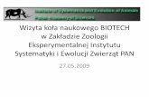 Wizyta koła naukowego IOTEH w Zakładzie Zoologiiwb.ur.edu.pl/file/102764/Wizyta+koła+naukowego+BIOTECH.pdf · Album fotograficzny Author: Ania Created Date: 5/27/2009 7:49:25 PM
