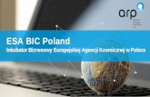 ESA BIC Poland - space.biz.plspace.biz.pl/wp-content/uploads/2018/06/Pawel-Pacek-ESA-BIC-ARP.pdf · •Krakowski Park Technologiczny sp. z o.o. •Black Pearls VC S.A. •Creotech