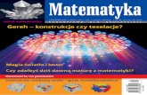 Czy zdałbyś dziś dawną maturę z matematyki?dopobrania.e-firma.pl/facebook/Matematyka.pdf · Gereh – konstrukcje czy teselacje? Sześciościan rombowy wielki – great rhombihexahedron
