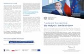 Fundusze Europejskie dla małych i średnich firm · Fundusze Europejskie dla małych i średnich firm -Małe i średnie przedsiębiorstwa, to nie tylko ponad 99% polskiego sektora