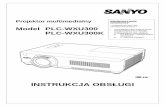 PLC-WXU300 Manual POL.projectormaterialy.wb.pb.edu.pl/irenaickiewicz/files/2013/01/Sanyo_PLC_WXU... · Współpraca z sieci ... je w wygodny sposób u Ŝywa ć jako wej ście komputerowe