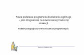 Nowa podstawa programowa kształcenia ogólnego –jako ...snit.rcre.opolskie.pl/podstawa_programowa.pdf · Nowa podstawa programowa Podstawa programowa określa, czego szkoła jest