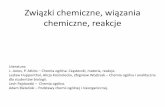 Związki chemiczne, wiązania chemiczne, reakcjekesy/Analiza_chemiczna/Wyklad2_SAD.pdf · Reakcje utleniania i redukcji Reguły służące do wyznaczania stopnia utlenienia pierwiastka