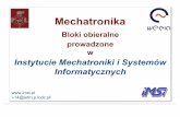 Instytucie Mechatroniki i Systemów Informatycznych · 2/15 Instytut Mechatroniki i Systemów Informatycznych Politechnika Łódzka Instytut Mechatroniki i Systemów Informatycznych