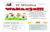 Gazetka szkolna ZS IV Władza Czerwiec, 2016 Rok szkolny 15/16spczastary.edu.pl/iv_wladza/iv_wladza_06_2016.pdf · Muzyczne Gwiazdy , s. 5 Kącik filmowy, s. 5 Humor na wakacje, s.