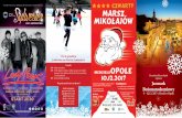 Jarmark Bożonarodzeniowy - opole.pl · warsztaty malowania bombek choin- kowych 12.12 WTOREK 13.12 ŚRODA Opolski Teatr Lalki i Aktora, ul. A. Kośnego 2A 09:00 oraz 13:00 Spektakl