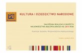 KULTURA I DZIEDZICTWO NARODOWE¼et_KD... · Kraków, grudzień 2014. Strategy for Malopolska 2011 – 2016 ... 8/12 0 1 000 0002 000 ... eseistyka i krytyka literacka