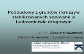 stabilizowanych spoiwami w budownictwie drogowymkongresdrogowy.pl/files/upload/IIWMFD_15_Podbudowy_z_gruntow_i... · Katalog Typowych Konstrukcji Nawierzchni Podatnych i Półsztywnych