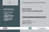 WEWN¥TRZ: ROZWÓJ INSTYTUCJONALNY - MSAP UEKmsap.uek.krakow.pl/doki/publ/pri_ri.pdf · instytucjonalna projektowanie zmian ... opracowanie zawie-rające praktyczne wskazówki, które