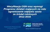 Weryfikacja OSN oraz wymogi - wroclaw.rzgw.gov.plwroclaw.rzgw.gov.pl/.../weryfikacja_osn_i_program_dzialan.pdf · Ustalenie spójnej strategii w zakresie wyznaczania ... naturalnych