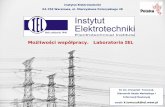 Możliwości współpracy. Laboratoria IEL · Instytut Elektrotechniki – Możliwości współpracy Instytut Elektrotechniki prowadzi 4 główne działalności: 1. Badania i Certyfikacja