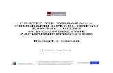 Raport - WUP Szczecin · Web viewProblem nieadekwatności przyznanej liczby punktów wobec rzeczywistej jakości projektu wskazywany był incydentalnie i nie ma on charakteru systemowego,