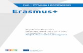 Zagadnienia finansowe dotyczące projektów z 2017 roku ...erasmusplus.org.pl/wp-content/uploads/2014/02/Akcja_2FAQ_call-2017... · zy księgowy z zewnątrz instytucji może prowadzić
