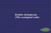 Kodeks ekologiczny (The ecological code)zsslemien.edu.pl/download/prezentacja ekologiczna.pdf · Akcja ekologiczna dla lokalnych mieszkańców (An ecological action for local communities)