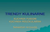 TRENDY KULINARNE - powiat.swidnica.pl · KUCHNIA FUSION To specyficzne połączenie charakterystycznych dla danej kuchni składników i przypraw oraz smaków, technik gotowania i