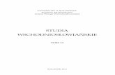 STUDIA WSCHODNIOSŁOWIAŃSKIE - filologia.uwb.edu.plfilologia.uwb.edu.pl/sw/numery/no13.pdf · STUDIA WSCHODNIOSŁOWIAŃSKIE TOM 13, ROK 2013 JĘZYKOZNAWSTWO Elżbieta Bogdanowicz