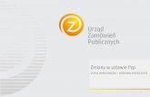 Zmiany w ustawie Pzp - uzp.gov.pl · Zmiany w ustawie Pzp ocena wykonawców –podstawy wykluczenia 1. Kwalifikacja podmiotowa –nowy art. 22 i art.25a ust. 1