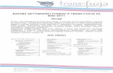 RAPORT AKTYWNOŚCI FUNDACJI TRANS-FUZJA ZA ROK 2011transfuzja.org/...transfuzja_sprawozdanie_merytoryczne_2011.pdf · W 2011 roku osoby zainteresowane grupami wsparcia skierowanymi