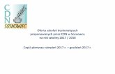 proponowanych przez CDN w Sosnowcu na rok szkolny 2017 / 2018cdnsosnowiec.edu.pl/files/files/Oferta 2017 2018/Cały rok szk... · 23 SERIA DLA AMBITNYCH Prezi – prezentacja multimedialna