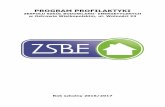Załącznik nr 3 - zsbe.edu.plzsbe.edu.pl/uploads/statut/Program_Profilaktyki_ZSBE_2016.pdfdostarczenie wiedzy o szkodliwości stosowania środków ... - konkurs na plakat, - kształtowanie