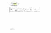 Platforma HelpFood Pomocna Żywność Program VitaMenuprzedszkole-ws.info/document/VitaMenu.pdf · (receptury z opisami sposobu przygotowania) ... substancji słodzących, ... Aktualny