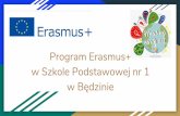 w Będzinie w Szkole Podstawowej nr 1 Program Erasmus+sp1.bedzin.edu.pl/wp-content/uploads/2018/11/Prezentacja-Erasmus... · krzyżówki i zagadki ekologiczne warsztaty dotyczące