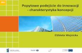 2011 Popytowe podejście do innowacji - pi.gov.pl · kompleksowy system innowacyjny – obejmujący wystarczającą liczbę partnerów w dużej wielooddziałowej firmie. Firmy zyskują