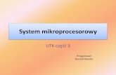 System mikroprocesorowy - rkpomoce · Poszczególne rodzaje procesorów różnią się od siebie poprzez inną architekturę (IS lub RISC), liczbę bitów ... Budowa mikroprocesora