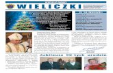 WIEŚCI Z GMINY WIELICZK I Nr 4/2016, grudzień 2016ug.wieliczki.pl/biuletyny/biuletyn42016.pdf · częło się od tego, że widziałam jak inni grają. Uczę się gry na skrzyp-cach