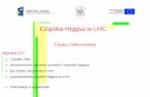 Cz ˛astka Higgsa w LHC - hep.fuw.edu.plhep.fuw.edu.pl/u/zarnecki/fizyka11/wyklad15.pdf · Fizyka I (Mechanika) Wykład XV: • cza˛stki i fale • spontaniczne łamanie symetrii