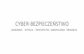 CYBER-BEZPIECZEŃSTWO - pcservice.com.pl · I. Przegląd sytuacji cyber-bezpieczeństwa w Polsce, newsy, zagrożenia ... •Polityka bezpieczeństwa informacji w urzędach: • posiada