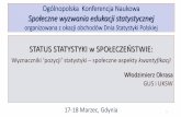 Ogólnopolska Konferencja Naukowa Społeczne wyzwania …gdansk.stat.gov.pl/files/gfx/gdansk/pl/defaultstronaopi... · • poziom poznania – kreowanie informacji poprzez proces