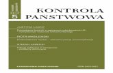 październikwrzesień - nik.gov.pl4472.pdf · Nr 5/wrzesień-październik/2012 3 Kontrola i audyt 8 JUSTYNA ŁACNY: Prowadzenie kontroli w państwach członkowskich Unii Europejskiej