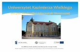 Uniwersytet Kazimierza Wielkiego - Informatyka UKW · projektowanie, utrzymywanie i zarządzaniem sieciami komputerowymi, w zakresie rozproszonych systemów ... rozproszone systemy