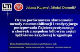 Ocena porównawcza skuteczności metody neuromobilizacji i ...pwsm-podkowa.edu.pl/attachments/article/103/Jolanta Kujawa Dwornik... · Testy kliniczne z wykorzystaniem elektronicznego