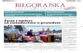 Życie i śmierć za świadectwo o prawdzie - aktualności · nr 4(20) | kwiecień 2010 2 w skrócie w w w.bilgorajski.pl e -mail:gazeta.bilgorajska@woi.lublin.pl oraz pozostałych