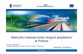 Kierunki rozwoju kolei dużych prędkości w Polsce - SISKOMsiskom.waw.pl/komunikacja/kolej/KDP/e65pd_moderna_konsultacje_2011... · Zgodnośćz propozycjami Ministerstwa Rozwoju